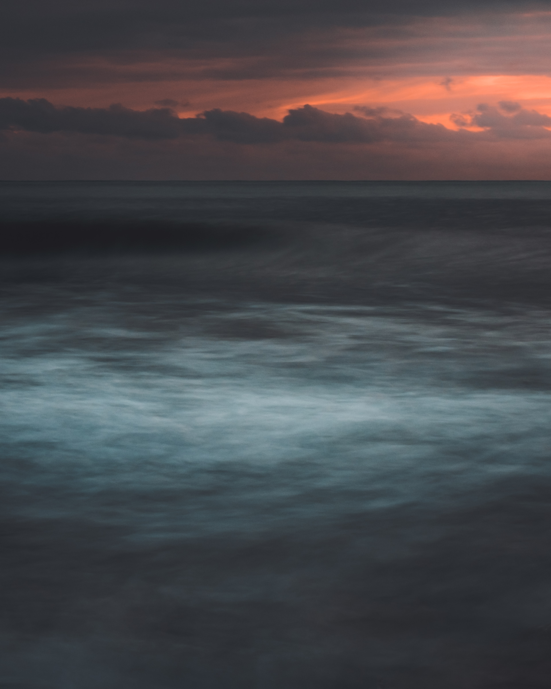 Seascape at dusk